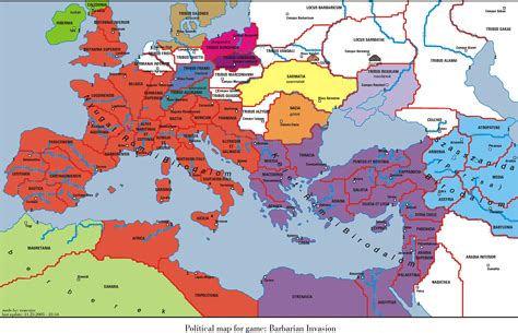 rome barbarian invasion map|RTW Barbarian Invasion Map : r/totalwar .